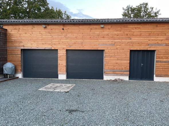 Bardage Douglas 18x125 Garage