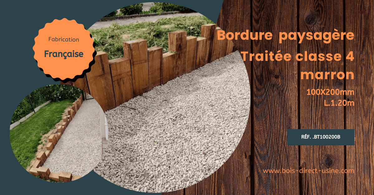 Bodure paysagère marron 1m20