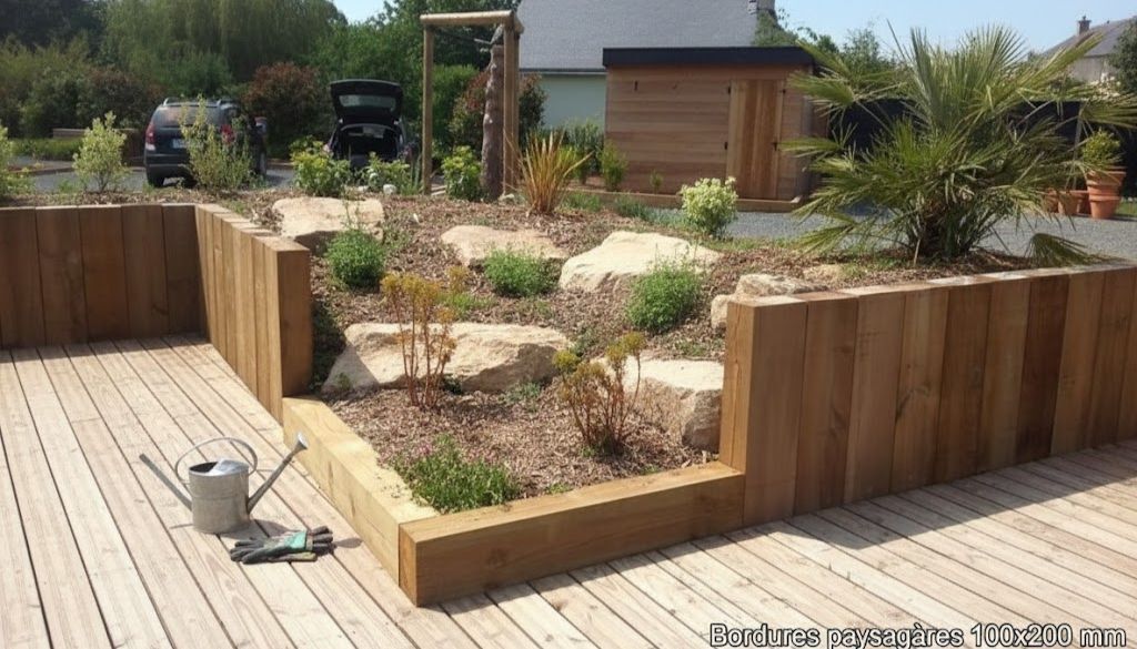 Bordures passagère 100x200 vert T3