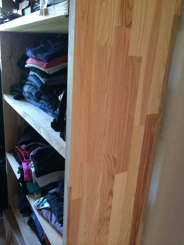 Etagere tablette bois