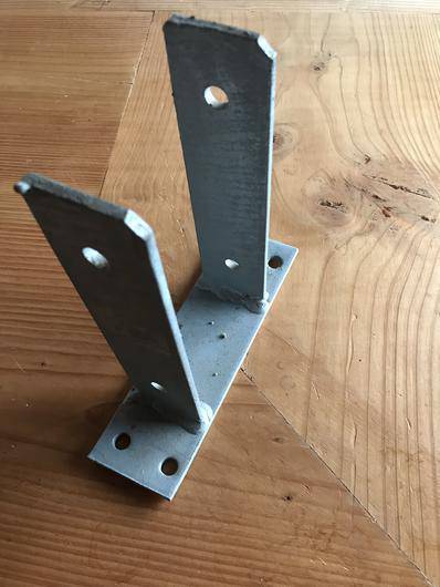 Pied pour palissade en bois Clearance