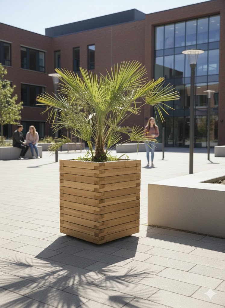 Jardinière 60x60cm Hauteur 80cm