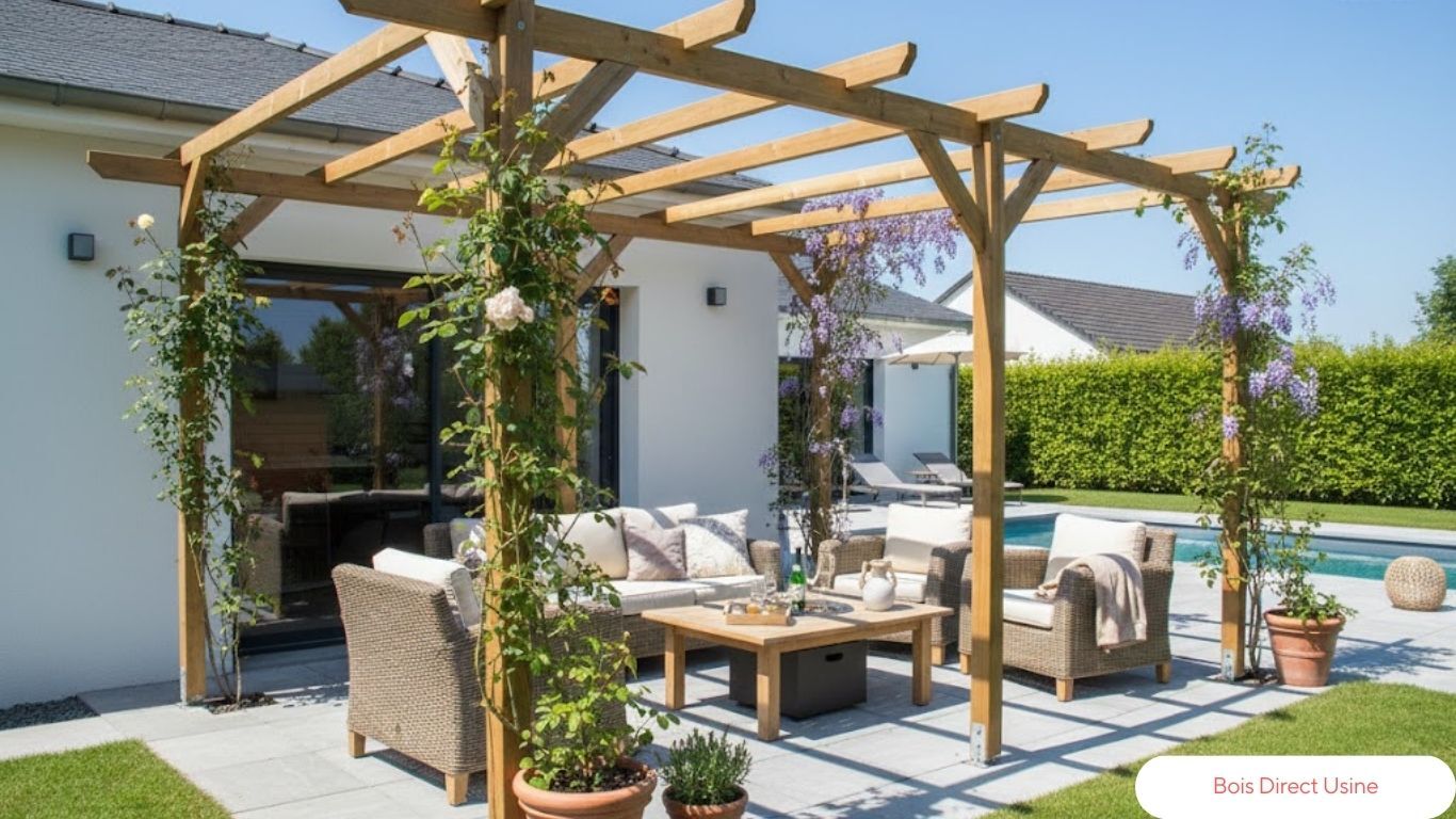 Pergolas PIN AUTOCLAVE 3.00x2.40 m