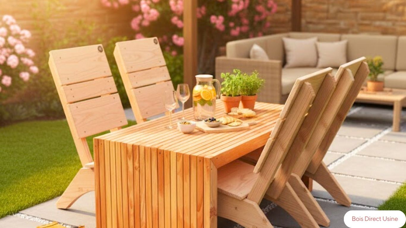 Table et chaises ROCHEFORT T