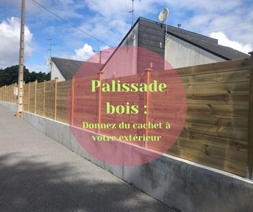 Clôture en bois