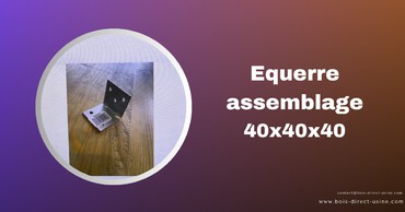 Equerre assemblage 40x40x40