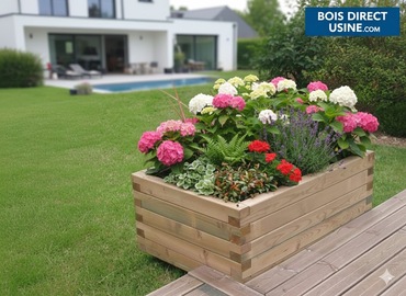 Jardinière 120x80cm Hauteur 49cm