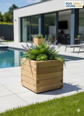 Jardinière 40x40cm Hauteur 39cm (2)