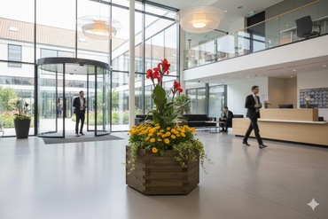 Jardinière Hexagonal 96x96cm Hauteur 49cm (1)