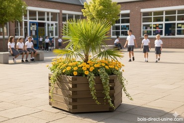 Jardinière Hexagonal 96x96cm Hauteur 49cm (2)