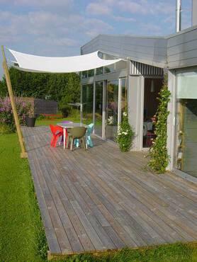 Lame terrasse striée Pin classe IV