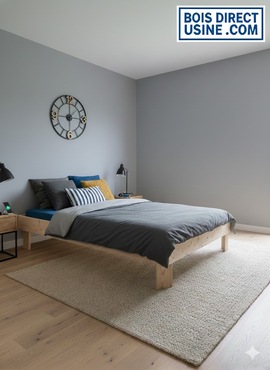 Lit en bois massif (3)