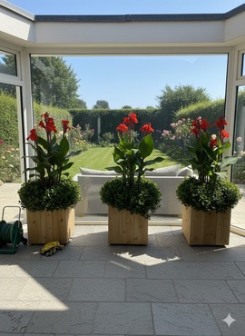 Lot 4 Jardinières épaisseur 22mm (3)