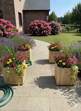 Lot 4 Jardinières épaisseur 22mm T