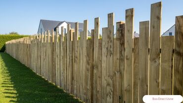 Lot De 4 Bases Pour Clôture En Bois Massif - Support Stable Pour Barrières De Jardin - Installation Facile Et Résistant Aux Intempéries