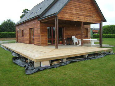 Réalisation terrasse bois (photo 3 )