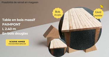 Table en bois  PAIMPONT