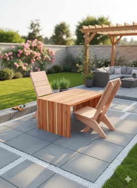 Table et chaises ROCHEFORT