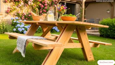 Table piquenique douglas 32 mm T (2)