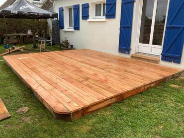 Terrasse douglas 32x185 lisse