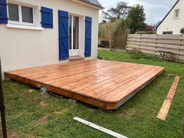 Terrasse douglas 32x185 lisse.